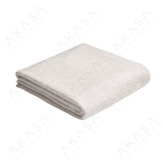 毛毯－灰白菱格紋 AKS002