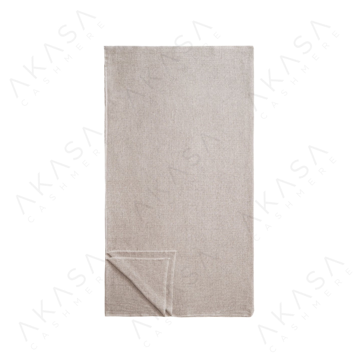 毛毯－咖啡菱格紋 AKS005